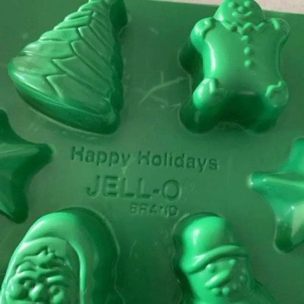 2 Jello Shot Jiggler Christmas Molds